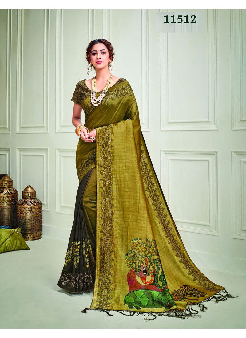 Norita Atreyi Latest Designer Metallic Value Addition Swarovski Work Party Wear Silk Saree Collection 